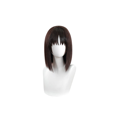 【Ready For Ship】DokiDoki Anime Fate/strange Fake Cosplay Ayaka Sajyou Wig Short Straight Brown Hair