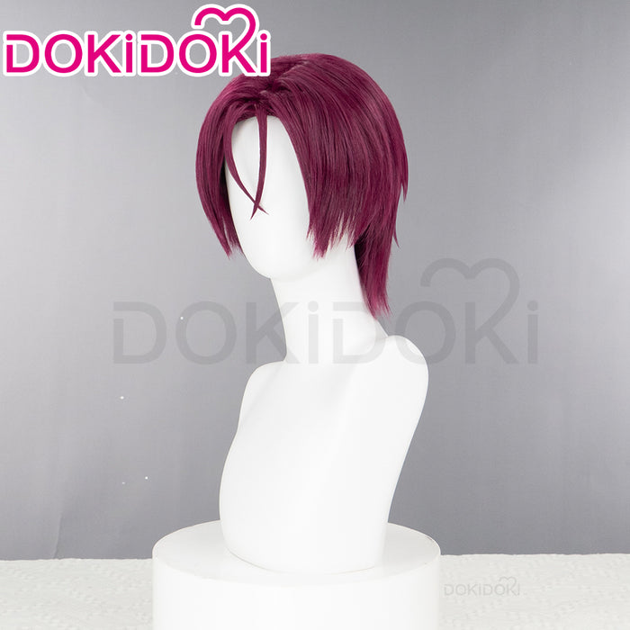 【Ready For Ship】DokiDoki Anime Free! Cosplay Matsuoka Rin Wig Short Straight Red Hair