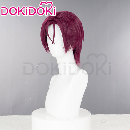 【Ready For Ship】DokiDoki Anime Free! Cosplay Matsuoka Rin Wig Short Straight Red Hair