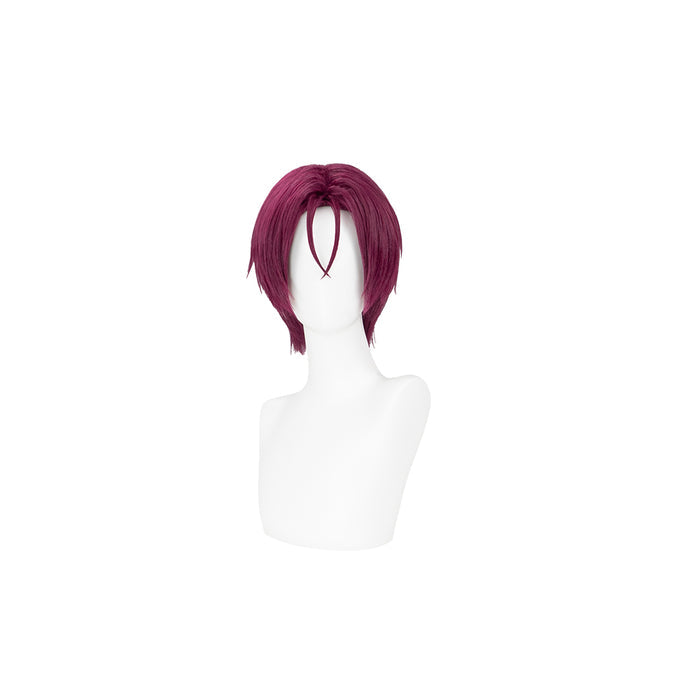 【Ready For Ship】DokiDoki Anime Free! Cosplay Matsuoka Rin Wig Short Straight Red Hair