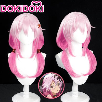 【Ready For Ship】DokiDoki Anime Guilty Crown Cosplay Yuzuriha Inori Wig Long Straight Pink Wig