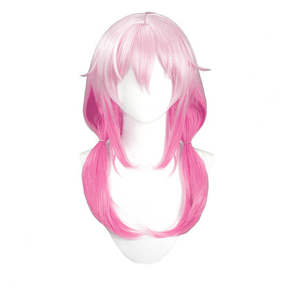 【Ready For Ship】DokiDoki Anime Guilty Crown Cosplay Yuzuriha Inori Wig Long Straight Pink Wig