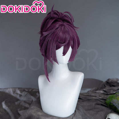 【Ready For Ship】DokiDoki Anime Hell's Paradise: Jigokuraku Cosplay Yuzuriha Wig Short Purple Hair Updo