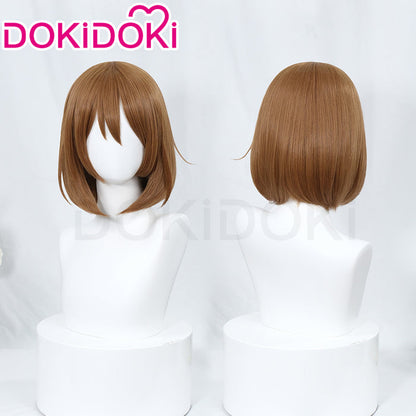 【Ready For Ship】DokiDoki Anime K-ON Cosplay Hirasawa Yui Wig Short Straight Brown Hair