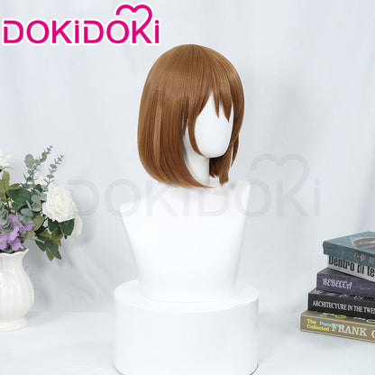 【Ready For Ship】DokiDoki Anime K-ON Cosplay Hirasawa Yui Wig Short Straight Brown Hair