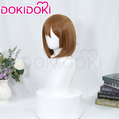 【Ready For Ship】DokiDoki Anime K-ON Cosplay Hirasawa Yui Wig Short Straight Brown Hair