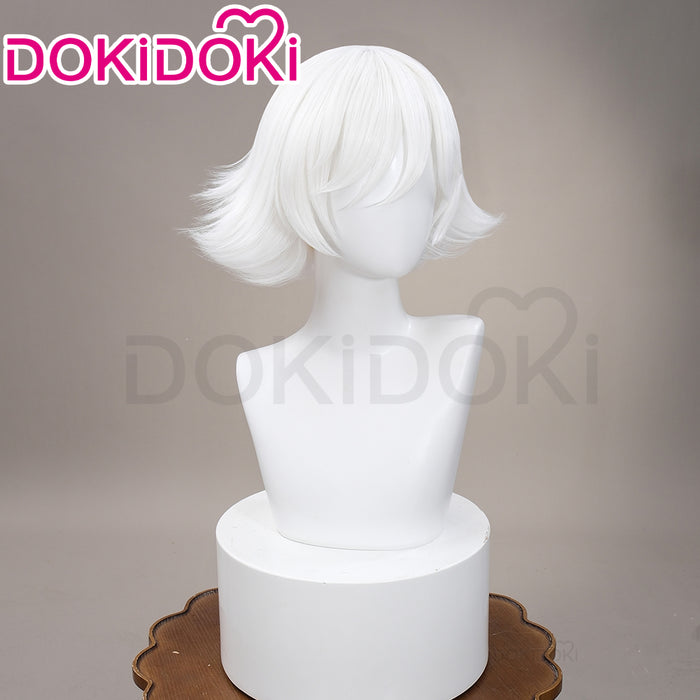 【Ready For Ship】DokiDoki Anime Kamisama Kiss Cosplay Mizuki Wig Short Straight Green /  White Wig Women