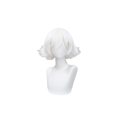 【Ready For Ship】DokiDoki Anime Kamisama Kiss Cosplay Mizuki Wig Short Straight Green /  White Wig Women