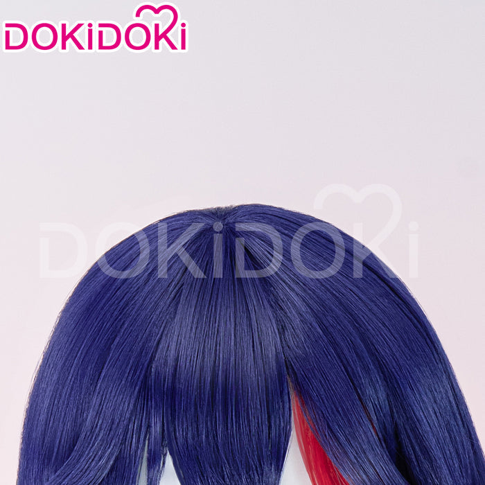 【Ready For Ship】DokiDoki Anime KILL la KILL Cosplay Matoi Ryuuko Wig Short Straight Dark Blue Hair