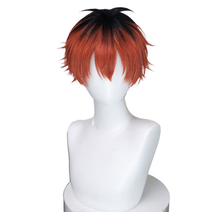 【Ready For Ship】DokiDoki Anime Manga Cosplay Wig Short Red Black Hair