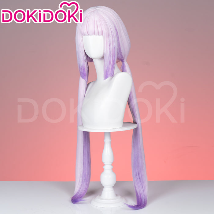 【Ready For Ship】DokiDoki Anime Miss Kobayashi’s Dragon Maid Cosplay Kanna Kamui Wig Long Straight Purple Hair