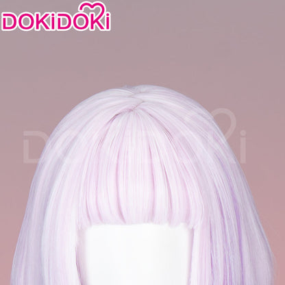 【Ready For Ship】DokiDoki Anime Miss Kobayashi’s Dragon Maid Cosplay Kanna Kamui Wig Long Straight Purple Hair
