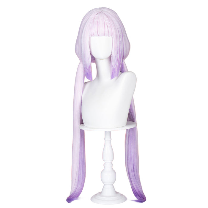 【Ready For Ship】DokiDoki Anime Miss Kobayashi’s Dragon Maid Cosplay Kanna Kamui Wig Long Straight Purple Hair