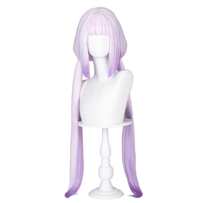 【Ready For Ship】DokiDoki Anime Miss Kobayashi’s Dragon Maid Cosplay Kanna Kamui Wig Long Straight Purple Hair