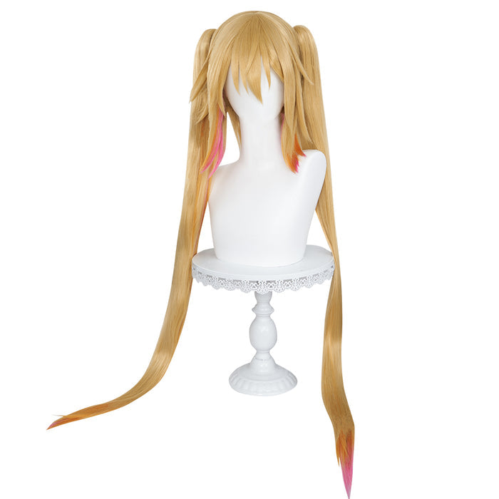 【Ready For Ship】DokiDoki Anime Miss Kobayashi’s Dragon Maid Cosplay Tohru Long Straight Yellow Wig