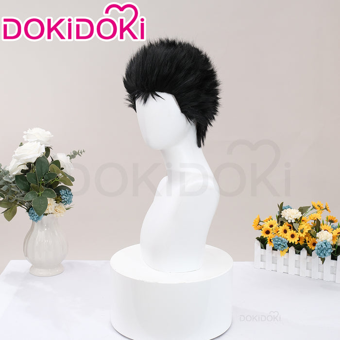 【Ready For Ship】DokiDoki Anime NANA Cosplay Honjo Ren Wig Short Straight Black Hair
