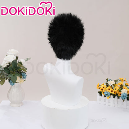 【Ready For Ship】DokiDoki Anime NANA Cosplay Honjo Ren Wig Short Straight Black Hair