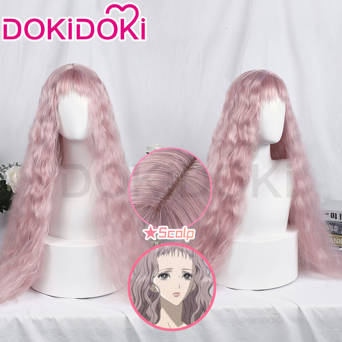 【Ready For Ship】DokiDoki Anime NANA Cosplay Reira Serizawa Wig Long Curly Pink Hair Layla