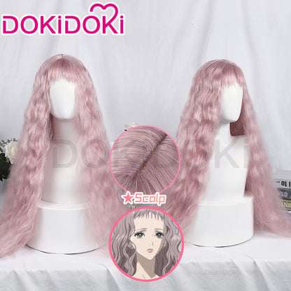 【Ready For Ship】DokiDoki Anime NANA Cosplay Reira Serizawa Wig Long Curly Pink Hair Layla
