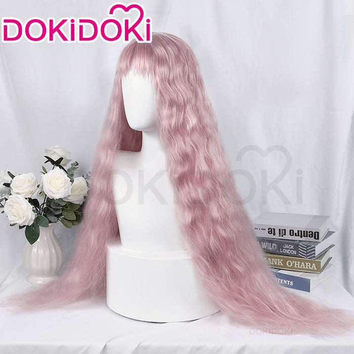 【Ready For Ship】DokiDoki Anime NANA Cosplay Reira Serizawa Wig Long Curly Pink Hair Layla