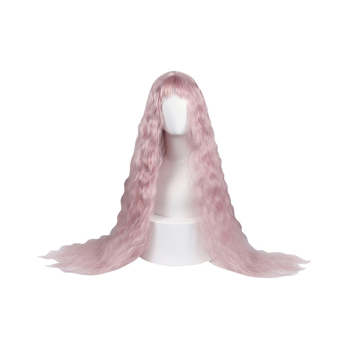 【Ready For Ship】DokiDoki Anime NANA Cosplay Reira Serizawa Wig Long Curly Pink Hair Layla