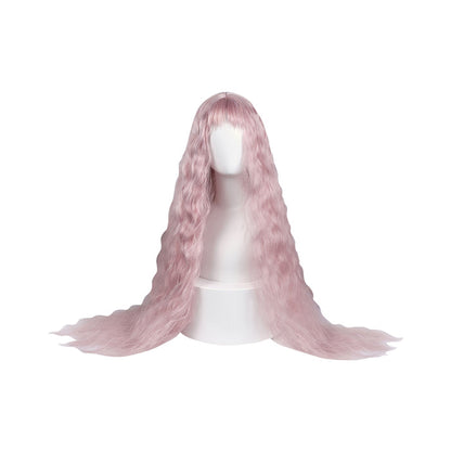 【Ready For Ship】DokiDoki Anime NANA Cosplay Reira Serizawa Wig Long Curly Pink Hair Layla