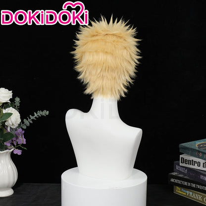 【Ready For Ship】DokiDoki Anime NANA Cosplay Terashima Nobuo Wig Short Straight Yellow Hair