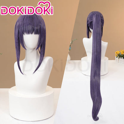 【Ready For Ship】DokiDoki Anime Shugo Chara Cosplay Fujisaki Nadeshiko Wig Long Straight Purple Hair