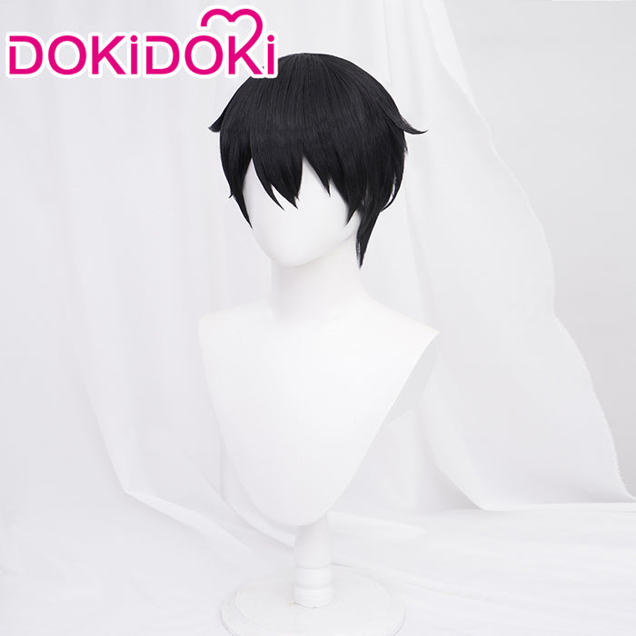 【Ready For Ship】DokiDoki Anime Sword Art Online Cosplay Kirigaya Kazuto Wig Short Straight Black Wig