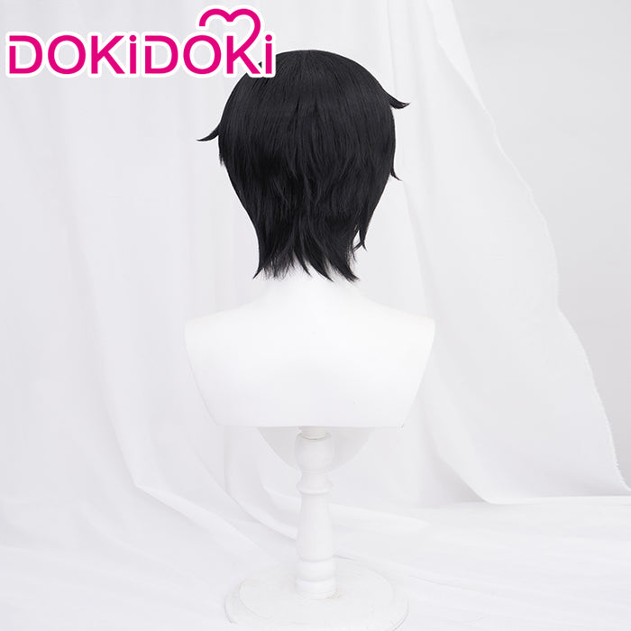 【Ready For Ship】DokiDoki Anime Sword Art Online Cosplay Kirigaya Kazuto Wig Short Straight Black Wig