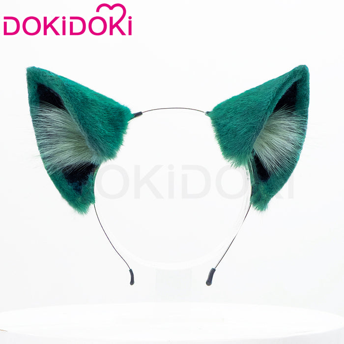 【Ready For Ship】DokiDoki Anime The Apothecary Diaries Cosplay Maomao Ears Tail Prop Mao Mao Green