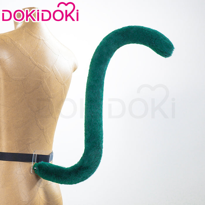 【Ready For Ship】DokiDoki Anime The Apothecary Diaries Cosplay Maomao Ears Tail Prop Mao Mao Green