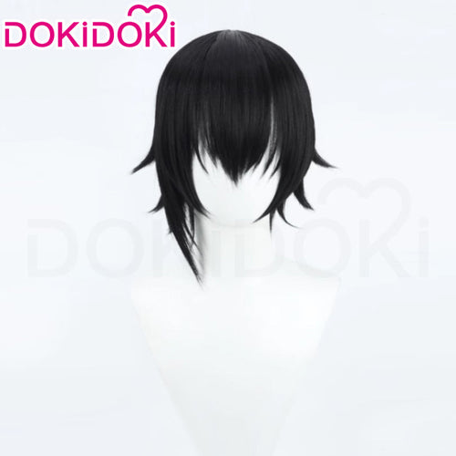 【Ready For Ship】DokiDoki Anime The Eminence in Shadow Cosplay Cid Kagenou Wig Short Straight Black Hair