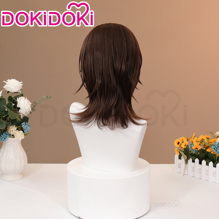 【Ready For Ship】DokiDoki Anime Vampire Knight Cosplay Kaname Kuran Wig Short Straight Brown Hair