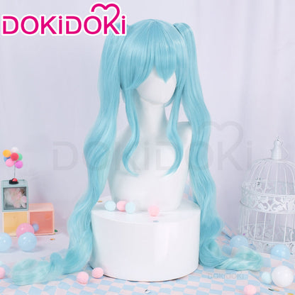 【Ready For Ship】DokiDoki Cosplay Wig 16th Anniversary Long Curly Blue Hair