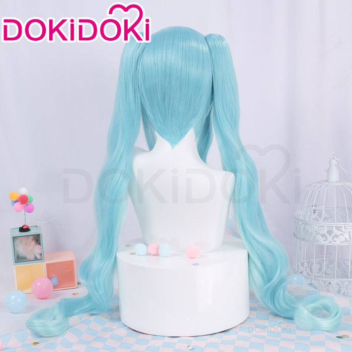 【Ready For Ship】DokiDoki Cosplay Wig 16th Anniversary Long Curly Blue Hair