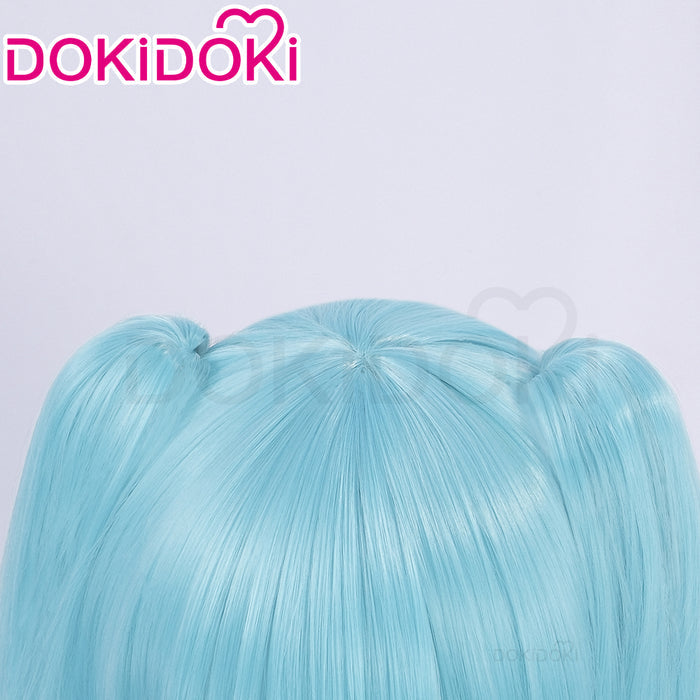 【Ready For Ship】DokiDoki Cosplay Wig 16th Anniversary Long Curly Blue Hair