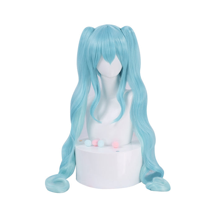 【Ready For Ship】DokiDoki Cosplay Wig 16th Anniversary Long Curly Blue Hair