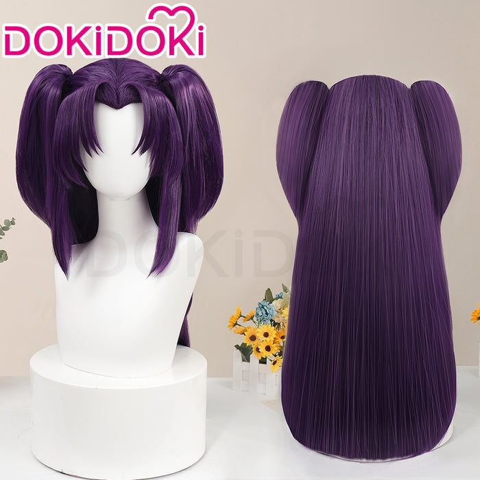 【Ready For Ship】DokiDoki Game Anime Clannad Cosplay Ichinose Kotomi Wig Long Purple Twintail
