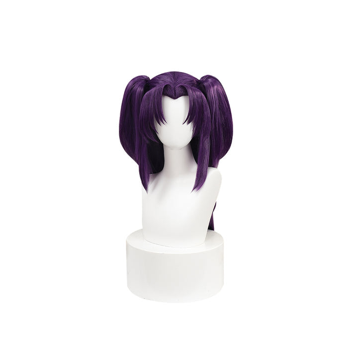 【Ready For Ship】DokiDoki Game Anime Clannad Cosplay Ichinose Kotomi Wig Long Purple Twintail