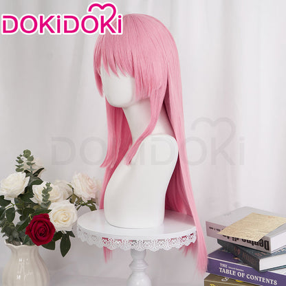 【Ready For Ship】DokiDoki Game BanG Dream Cosplay Chihaya Anon Wig Long Straight Pink Hair Garupa