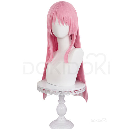 【Ready For Ship】DokiDoki Game BanG Dream Cosplay Chihaya Anon Wig Long Straight Pink Hair Garupa