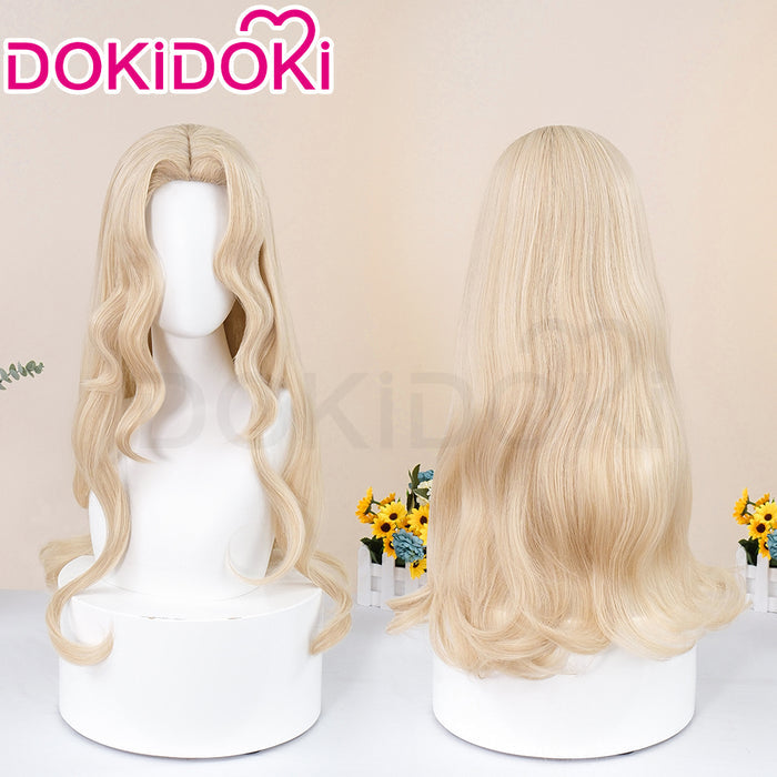 【Ready For Ship】DokiDoki Game Castlevania: Nocturne Cosplay Alucard Wig Long Curly Hair