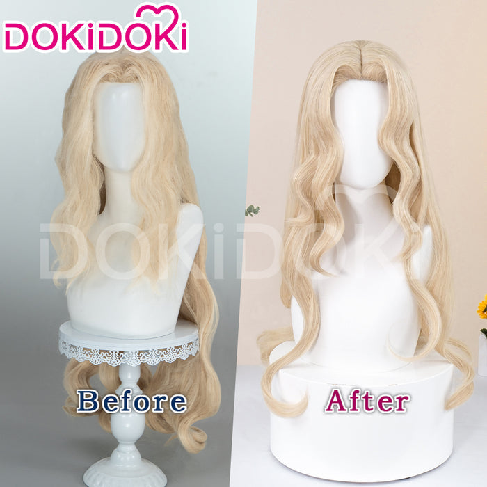 【Ready For Ship】DokiDoki Game Castlevania: Nocturne Cosplay Alucard Wig Long Curly Hair