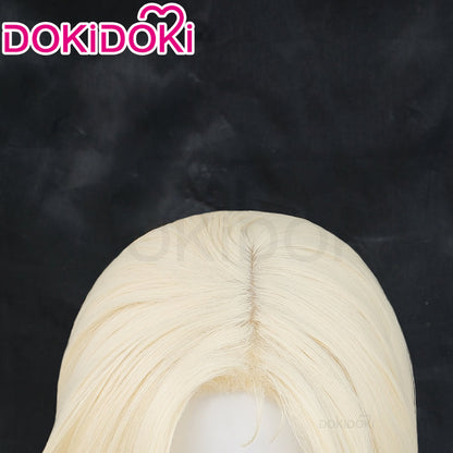 【Ready For Ship】DokiDoki Game Castlevania: Nocturne Cosplay Maria Renard Wig Long Curly White Hair