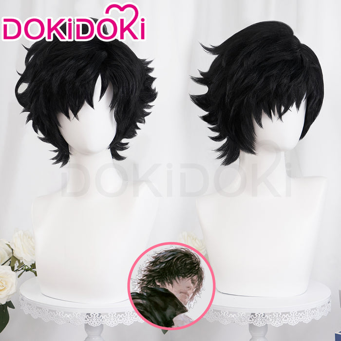 【Ready For Ship】DokiDoki Game Cosplay Cliive Rosfiield Cosplay Wig Short Black Hair