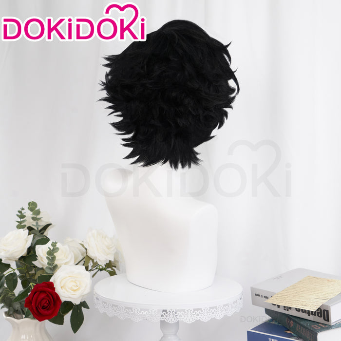 【Ready For Ship】DokiDoki Game Cosplay Cliive Rosfiield Cosplay Wig Short Black Hair