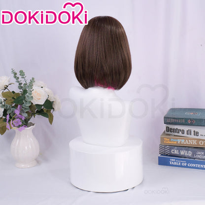 【Ready For Ship】DokiDoki Game Cosplay Girl Group  ANTIFRAGILE  Wig Short Brown Hair