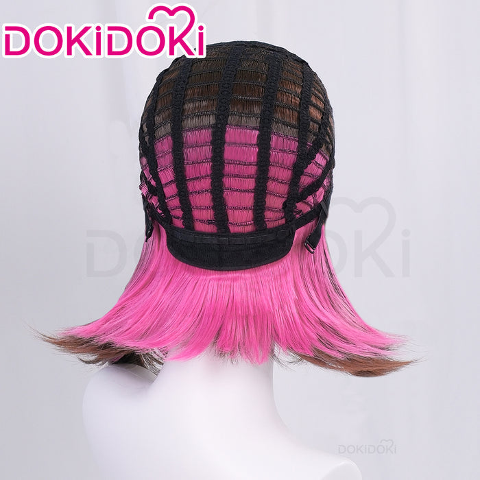 【Ready For Ship】DokiDoki Game Cosplay Girl Group  ANTIFRAGILE  Wig Short Brown Hair