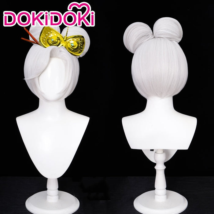 【Ready For Ship】DokiDoki Game Cosplay NPC Wig Women Short White